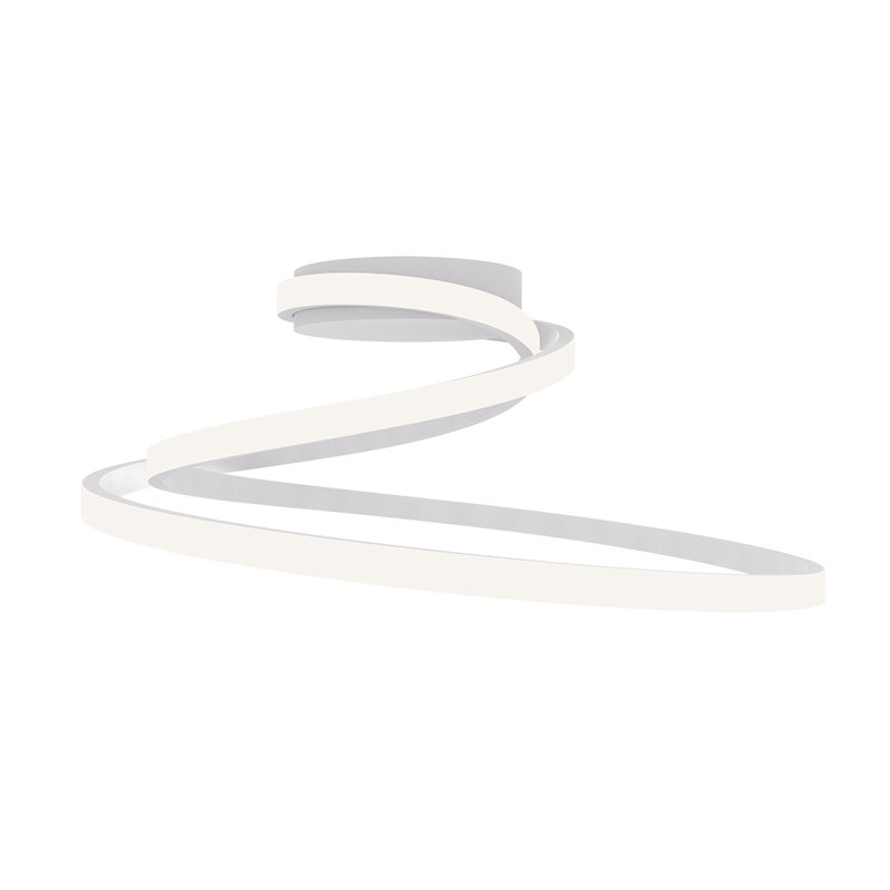 Massena LED Flush Mount, White