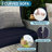 Dartmore Half-Moon 6 - Person Fully Assembled Curved Patio Conversation Set With Fire Pit Table or Coffee Table-1929738633-1932320285