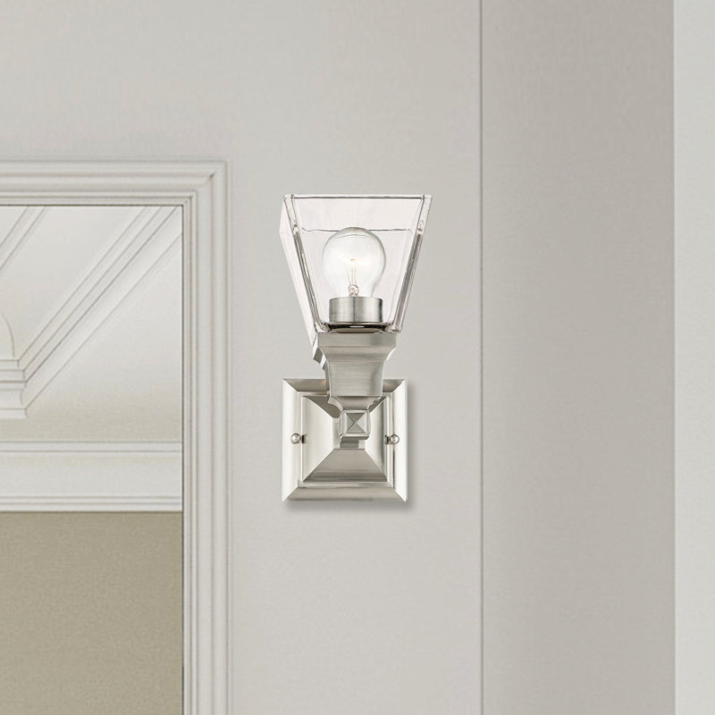 Anfrenee Dimmable Bath Sconce, Brushed Nickel