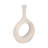 Vase Stoneware Ceramic Modern Ring Silhouette Narrow Neck Sculptural Glam Decorative Accent Artistic Minimal Unique Contemporary Home Decor Statement Design Interior Styling Piece-1583209865