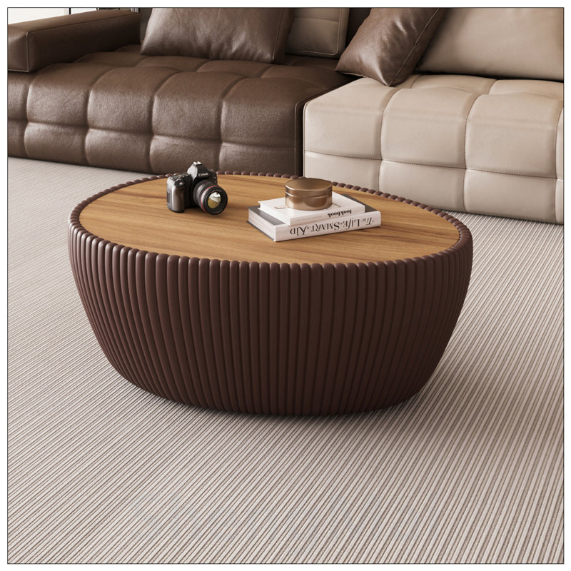 Table basse Goose, Brun / brun foncé