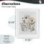 «Pressed Bathroom Botanicals», reproduction sous verre encadrée, design par lettré et doublé-267988429-267988427