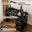 Makeup Vanity with Flip Top Mirror Dressing Desk with Drawer & Power Outlet and Adjustable Lights-1521618462