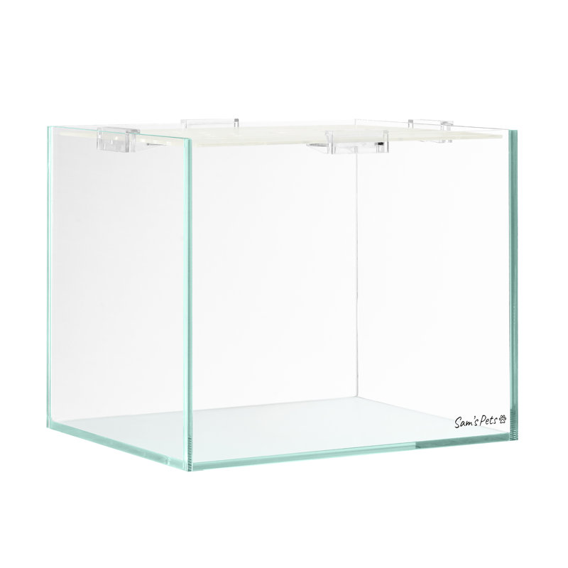 Sam's Pets Cove Fish Tank, 7 Gallon (9.84"H x 9.84"W x 11.81"D)