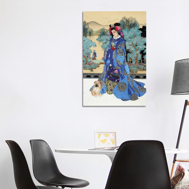 Lady Of Valor - Painting on Canvas, Wrapped Canvas, 66.04 cm H x 45.72 cm W x 3.175 cm D