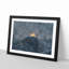 Moon Behind the Mountains in Canada - Picture Frame Painting Print-56633383-56633382