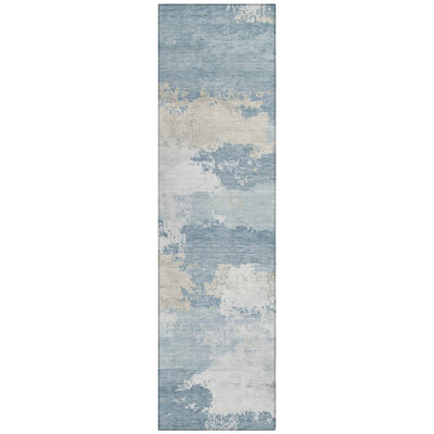 Machine Washable Indoor/Outdoor Kerwin ACN2372 Abstract Rug