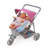 Trek 3-Wheel Folding Twin Doll Jogging Stroller