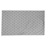Classic Zig Zag Cotton Blend Tablecloth – Grey and White Geometric Pattern, Machine Washable
