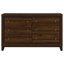 Commode 6 tiroirs Welsley Noyer