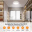 Plafonnier encastré DEL à DEL, luminaire câblé 9 pouces 18K 3000K / 4000K / 5000K 9 pouces, lampe ronde blanche ultra-mince pour porche de cuisine, couloir de chambre à coucher, escalier, sous-sol, paquet de 1 non réglable