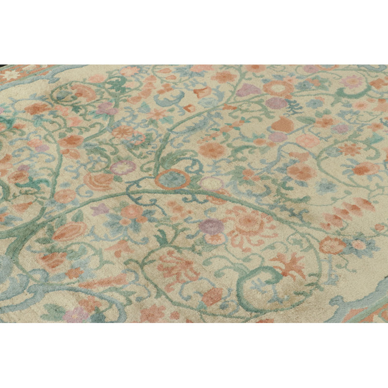 Antique One-of-a-Kind 6'0X8'11 Hand Knotted Area Rug