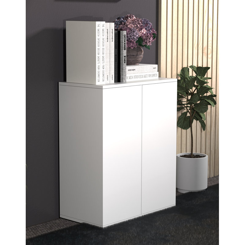 Roetta Rectangle Accent Cabinet, White