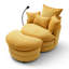 Fauteuil demi-tonneau pivotant 360 ° Modern-1826969060