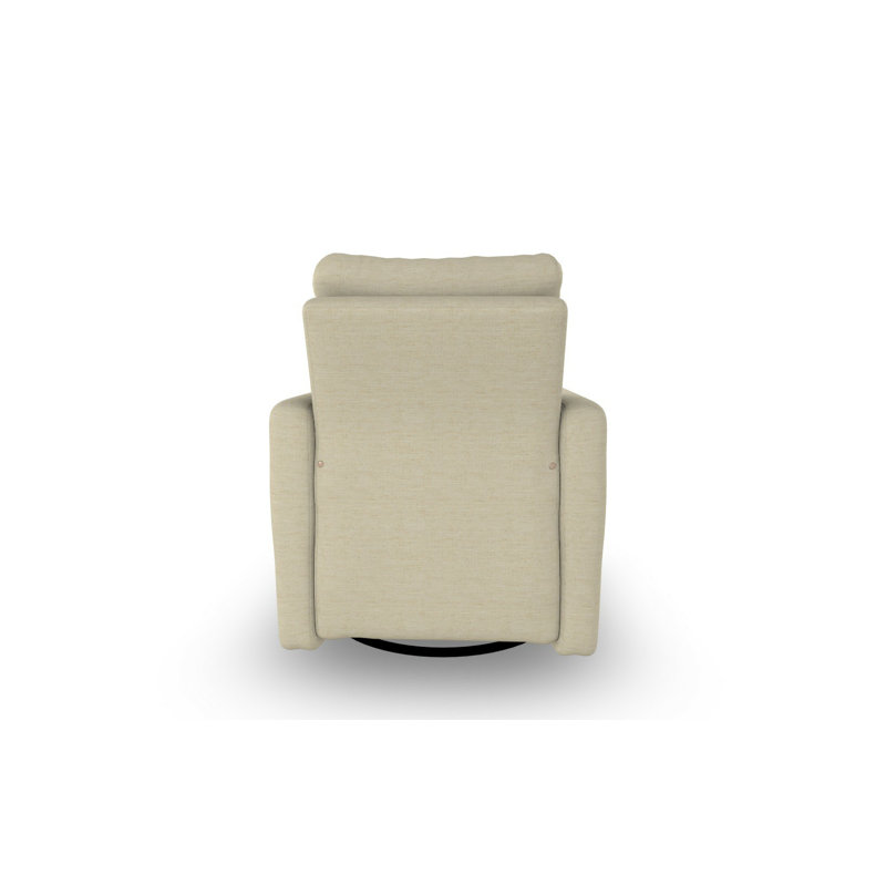 Swivel Barrel Recliner, Eggshell