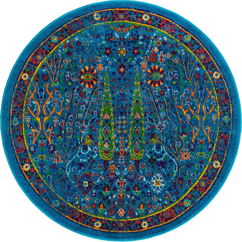 Markon Abstract Indoor Rug, Round 3'3"