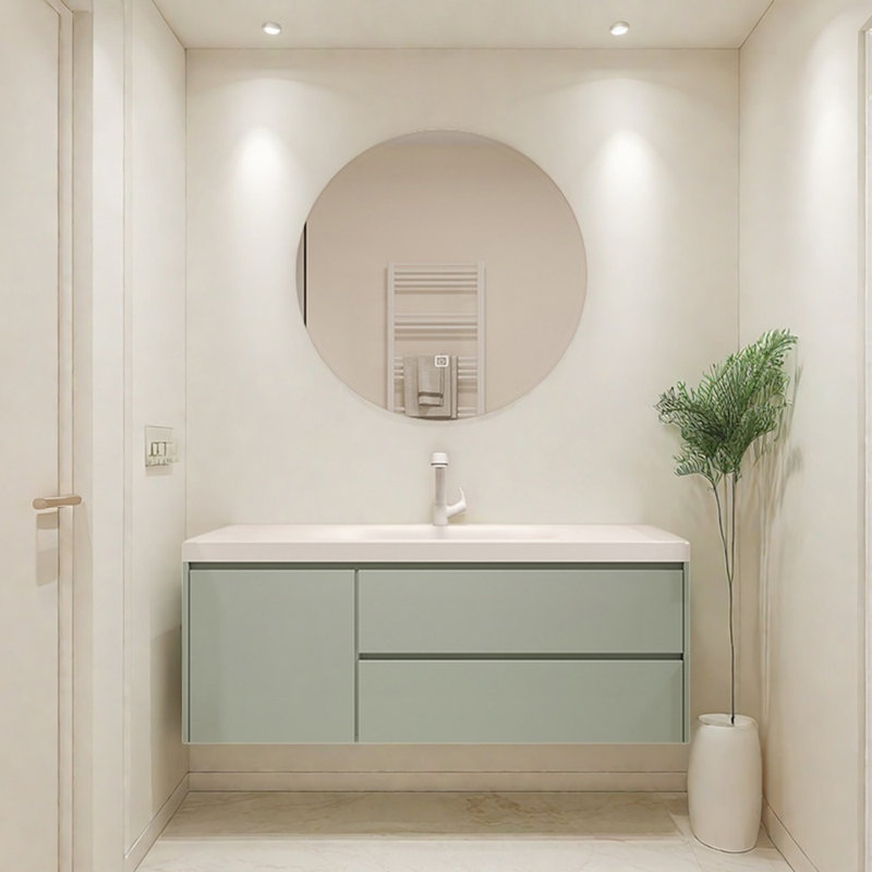 Armoire de salle de bain simple de style italien