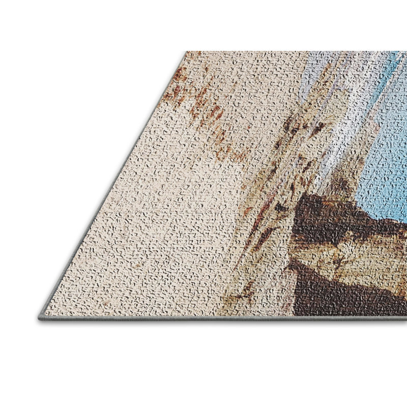 Tapis bleu area the great sea 194, Rectangle 4 pi x 6 pi