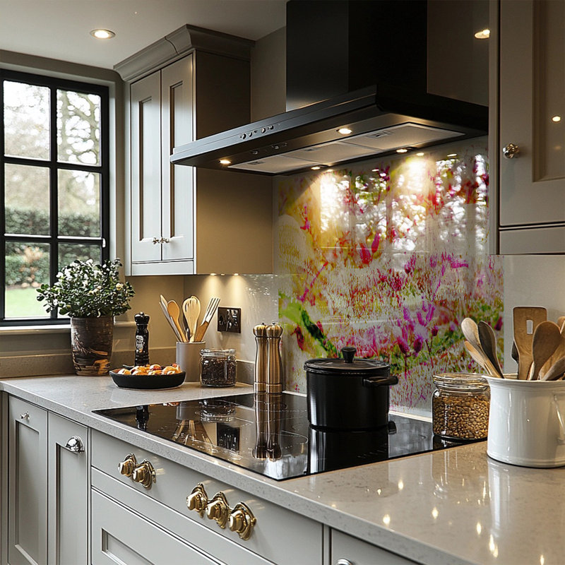 60cm W x 65cm L Glass Peel and Stick