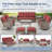 Valierius High-Quality 3-Seat Outdoor Wicker Sofa With Professional Outdoor Cushions - Durable, Comfortable Design For Patios, Gardens, And Porches-662165329-662165327