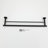 4 -Piece Stainless Steel Bathroom Towel Rack Set With Mounting Hardware-113628030