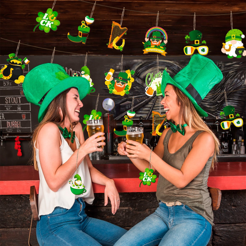 Ornements de la Saint-Patrick, 36 pièces décorations d'arbre de la Saint-Patrick
