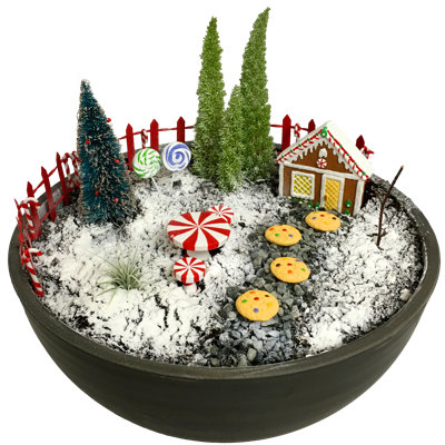 Plastic Fairy Garden