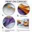 Lavande abstraite et motifs voilés d'hiver II - art abstrait au trait, paysage mural-895628156-895628157-895628129
