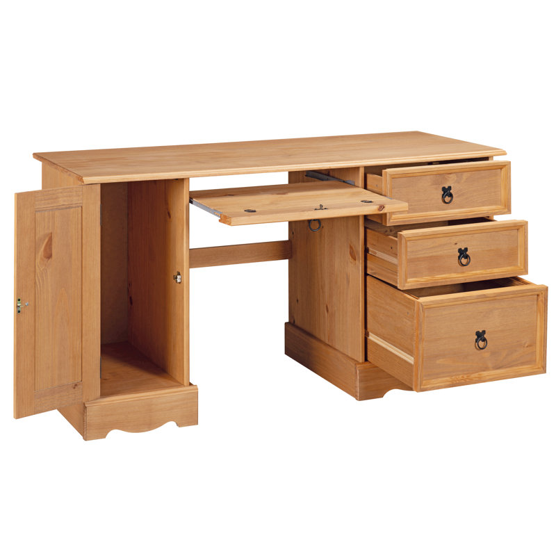 Juni Solid Wood Solid Wood Computer Desk