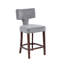 Ensemble de 2 tabourets de bar à hauteur de comptoir Mid Century-488149766