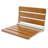 Wall-Mounted Foldable Wood Shower Bench Seat