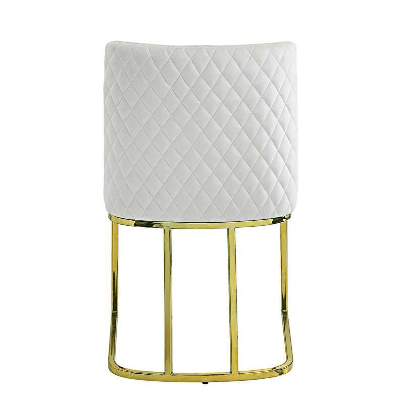 Chaise d'appoint rembourrée (ensemble de 2)