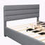 Lit plateforme tapissier Eastampton-86831320