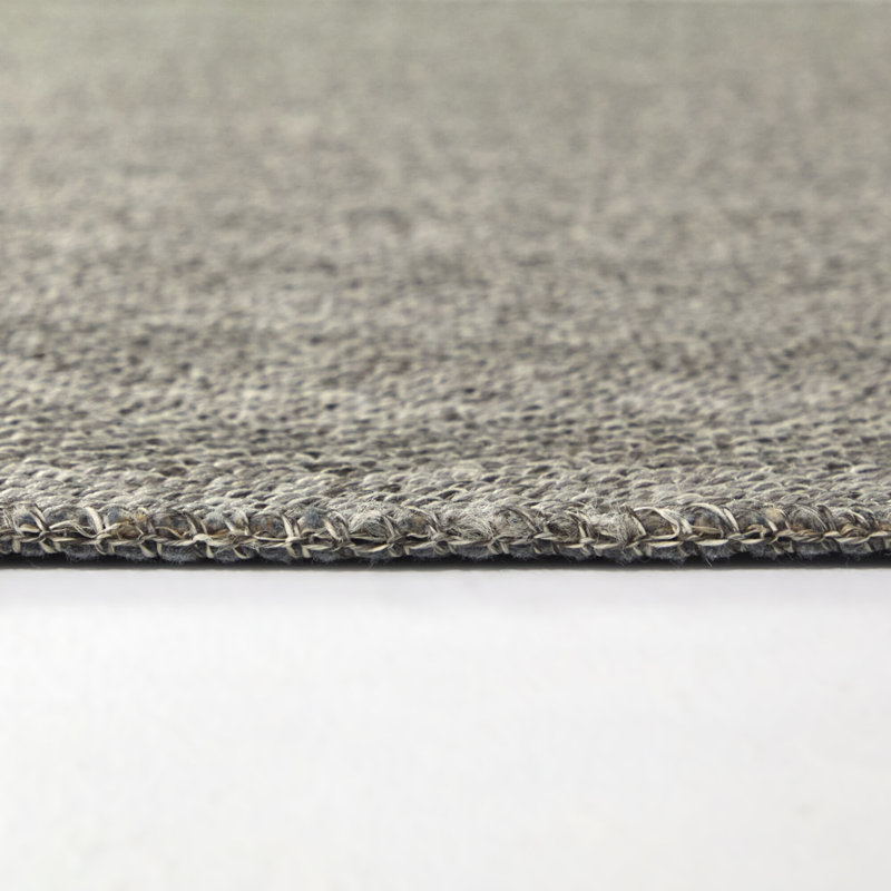 Tapis intérieur / extérieur gris Yarborough, Rectangle 5 pi 3 po x 7 pi