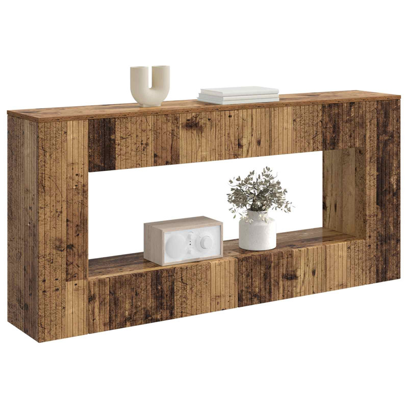 155 cm W Console Table, Old Wood