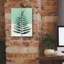 Toile épique Graffiti «Verging Palm 2» par Annie Warren, 12 po x 16 po-116776447