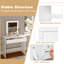 Mariangelis Dressing Table with Mirror