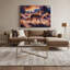 «Southwestern Animals Coyote 12», art mural sur toile mauve-645124928