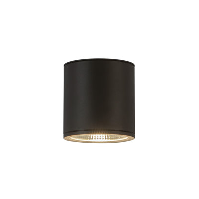 Nordic 4-in (2-in Dia.) Black LED Exterior Wall