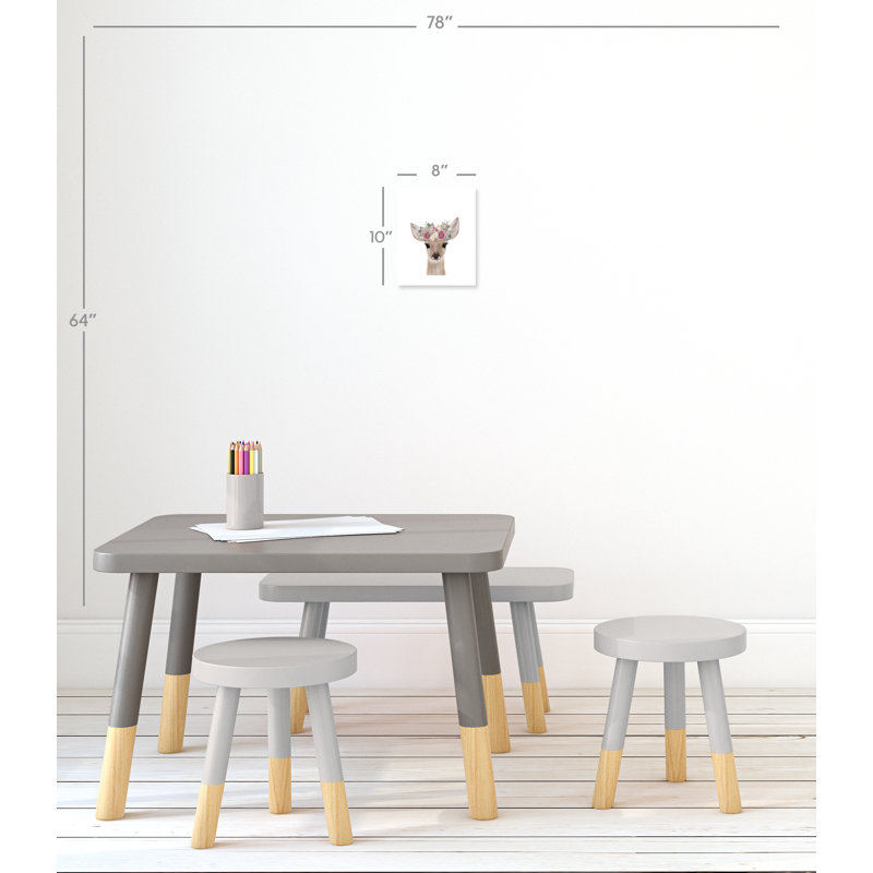 Décoration murale pour enfants, H 10 po x l 8 po x P 1 po, Papier