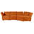 Nazariah Petal Shape Sofa Free Combination with Adjustable Back-131863329