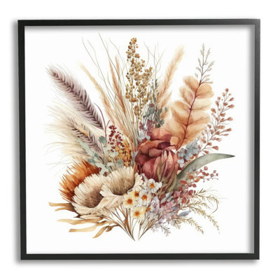 bb-267-Framed " Fall Flowers Bundle " Print