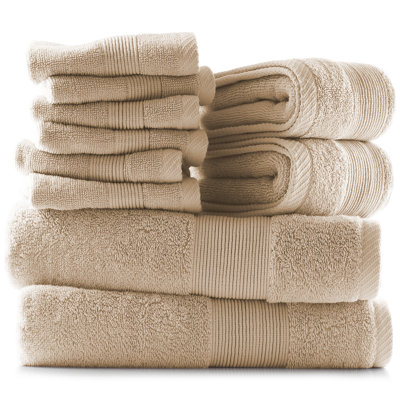 Ensemble de serviettes 100% coton ultra doux et absorbant Danni-Lee.