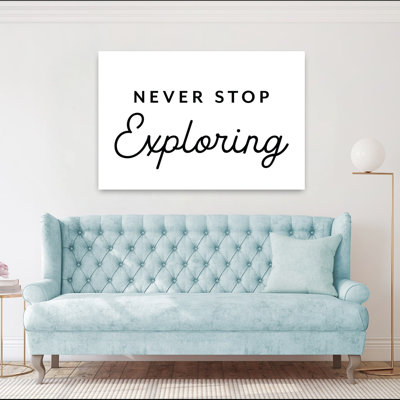 «Never Stop Exploration», art contemporain abstrait