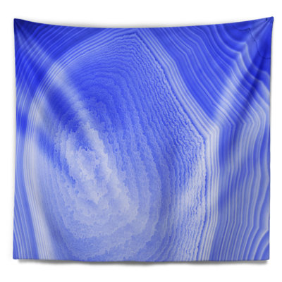 Tapisserie abstraite en agate