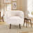 28.8'' Wide Modern Soft Upholstered Swivel Living Room ArmChair With Solid Wood Legs-476247956
