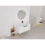 Meuble-lavabo mural 36 po avec lavabo en résine et 2 portes à fermeture en douceur (emballage KD)-725164138
