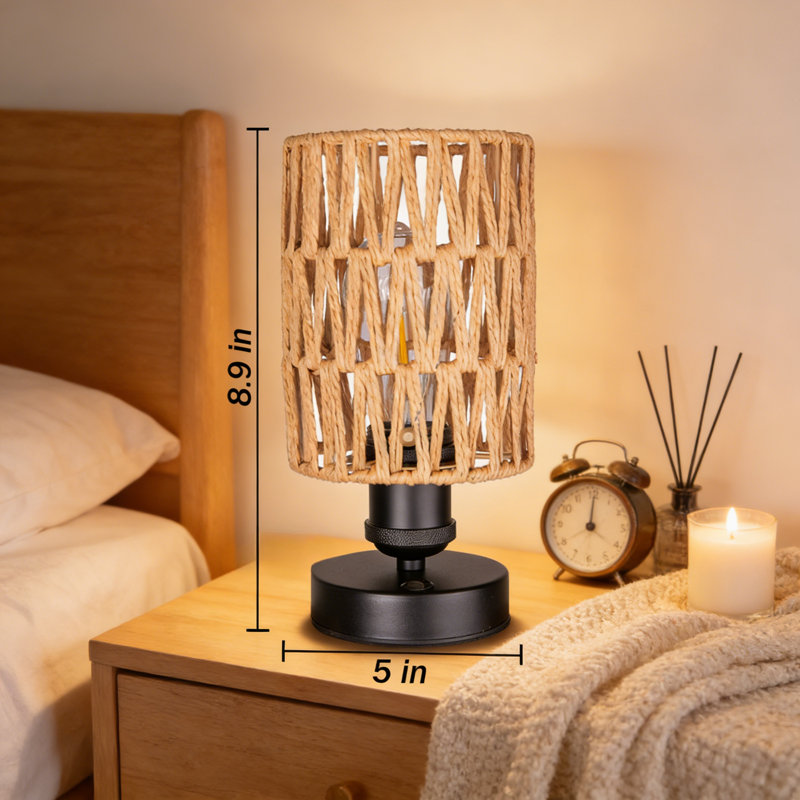 Ensemble de 2 lampes de table rechargeables sans fil à intensité variable pour l'intérieur et l'extérieur, sans câblage (ampoules incluses)