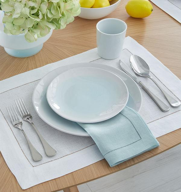 Festival Linen Square Napkins, Blush
