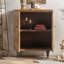 Buffet décoratif rétro en bois massif Burlywood